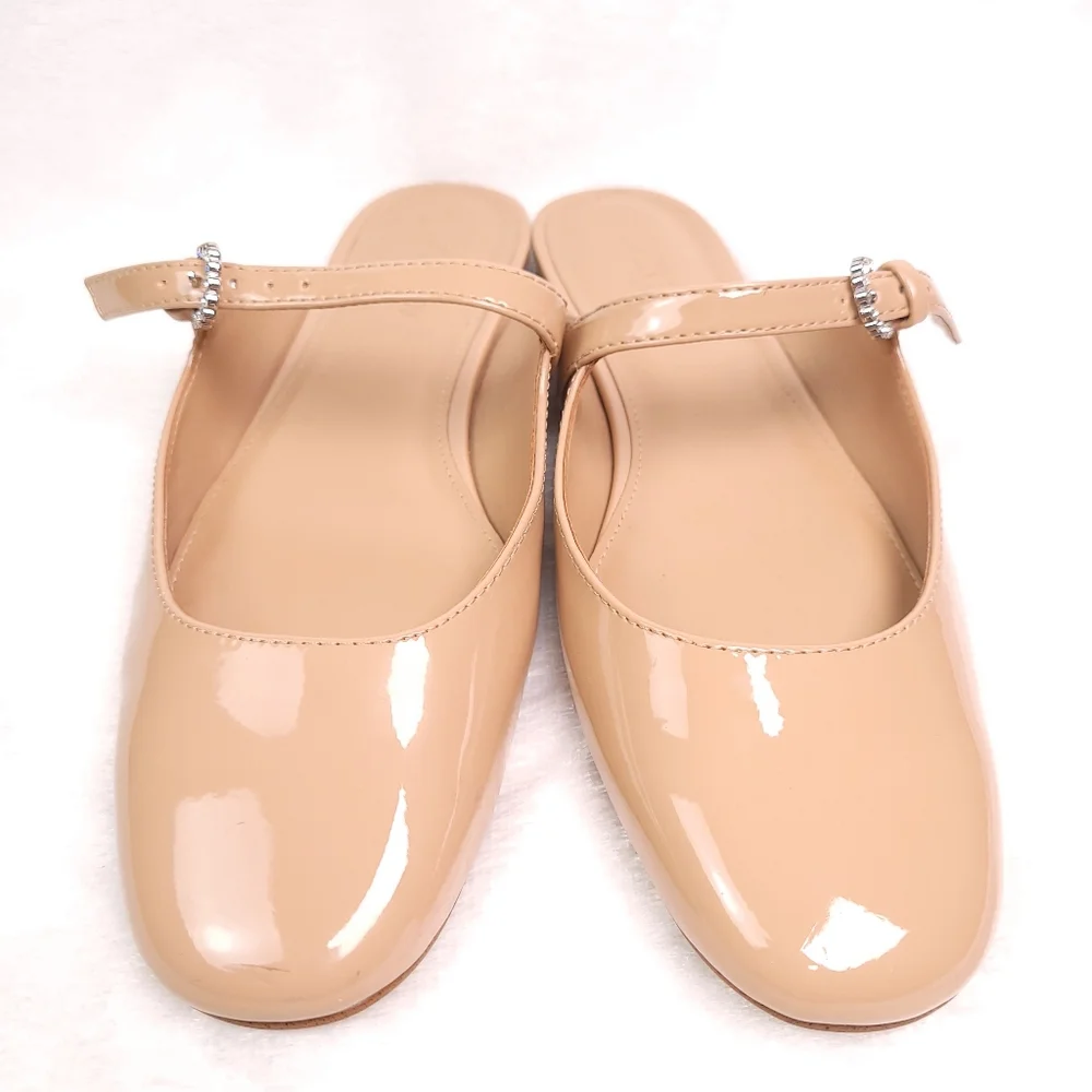 J. Crew Factory Mary Jane Mules 6 1/2 CA763